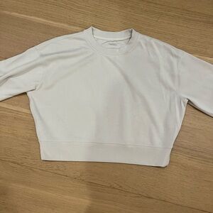 lululemon athletica White Crew Neck Sweater